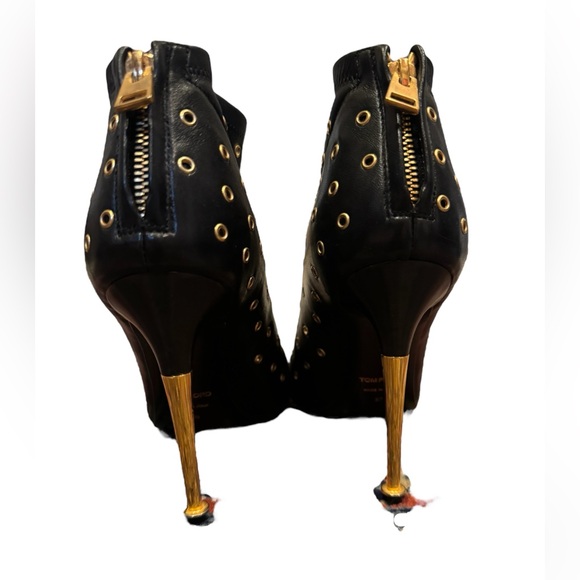 Tom Ford open toe grommet bootie - Picture 6 of 7